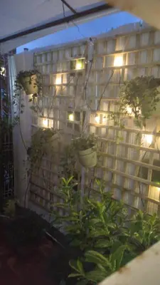 Jardín al aire libre en bonito piso zonas 1'5 del centro