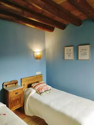 Cama o camas de una habitación en Casa Serra de Dalt