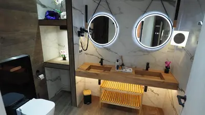 Un baño de Suite Rural Carenas