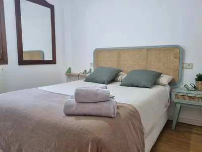 Cama o camas de una habitación en El Rincón del Alba
