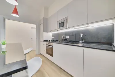 Una cocina o zona de cocina en Apartamento Pamplona Prime by Clabao