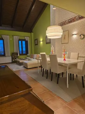 Zona de estar de Un encanto de dúplex