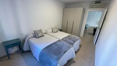Cama o camas de una habitación en Txoko Loft Bardenas