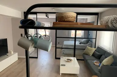 Zona de estar de Espectacular loft lleno de luz y espacio!