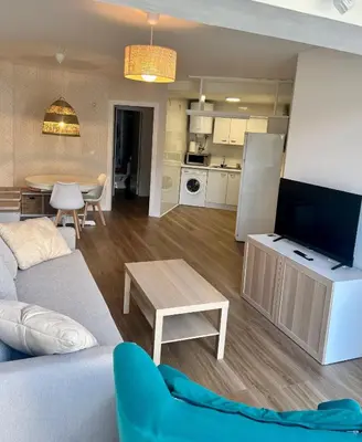 Una cocina o zona de cocina en Apartamento Casa Blanca
