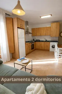 Una cocina o zona de cocina en Alojamientos Apolonia, La Fresneda
