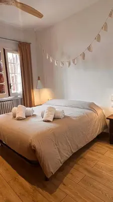 Cama o camas de una habitación en Casa Boixareu