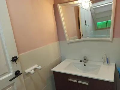 Un baño de Casa Rural TTIPIAENEA Landetxea