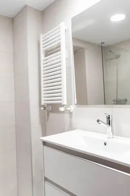Un baño de Funcional y renovado apartamento en Iturrama