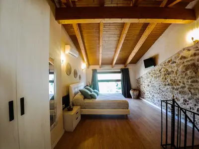 Cama o camas de una habitación en Cal Vientos