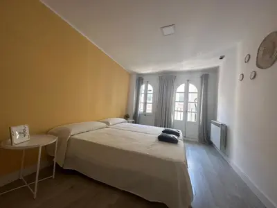 Cama o camas de una habitación en Apartamentos Dos Torres Sindarin