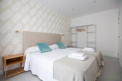 Cama o camas de una habitación en Clotilde Centro