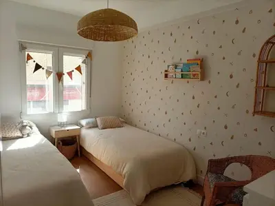 Cama o camas de una habitación en Piso en Jaca - Ibón de Estanés