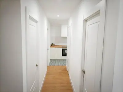 Una cocina o zona de cocina en Piso en Jaca - Ibón de Estanés