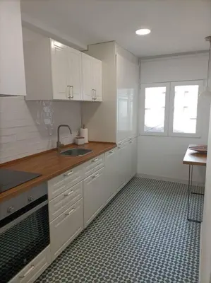 Una cocina o zona de cocina en Piso en Jaca - Ibón de Estanés