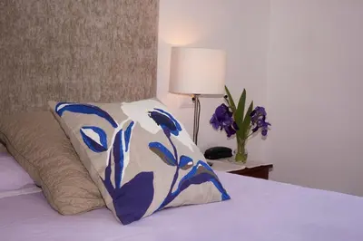 Cama o camas de una habitación en Hotel-Restaurante Badain