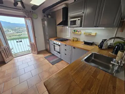 Una cocina o zona de cocina en Casa Rural Griso