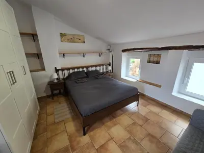 Cama o camas de una habitación en Casa Rural Griso