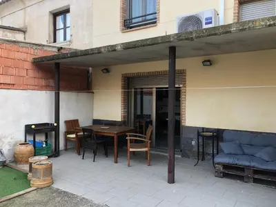 Un patio o zona al aire libre en Casa Candelaria