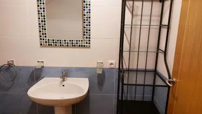 Un baño de Apartamentos Castiello de Jaca 3000