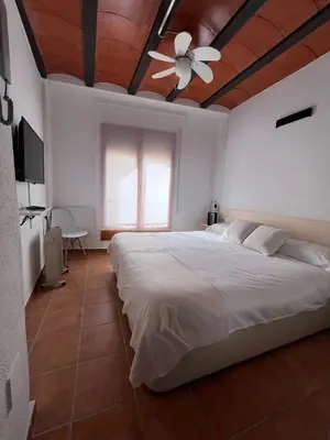 Cama o camas de una habitación en Casa Cardona