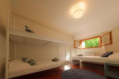 Cama o camas de una habitación en La Campa