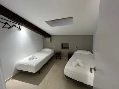 Cama o camas de una habitación en Antiga Biblioteca