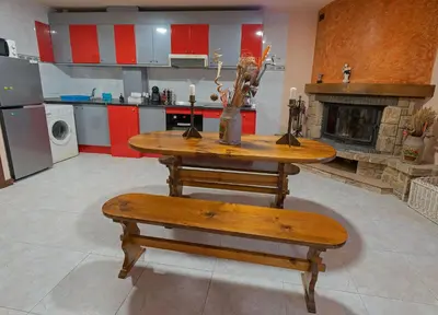 Una cocina o zona de cocina en Alojamiento Rural Casa Ezkerra