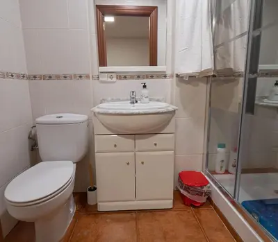 Un baño de Alojamiento Rural Casa Ezkerra