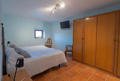 Cama o camas de una habitación en Alojamiento Rural Casa Ezkerra