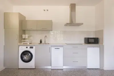 Una cocina o zona de cocina en Torre Chiguita