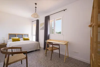 Cama o camas de una habitación en Torre Chiguita