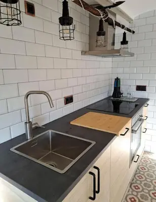Una cocina o zona de cocina en Ca la Maria