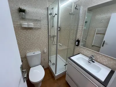 Un baño de Apartamentos Baladrias Formigal Centro - Recién Reformado
