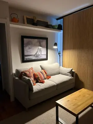 Zona de estar de Tuca - Apartamento acogedor con garaje a 1 km de Vielha