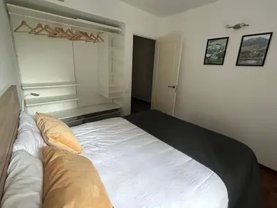 Cama o camas de una habitación en Tuca - Piso de 3 habitaciones en Betren-Vielha con garaje