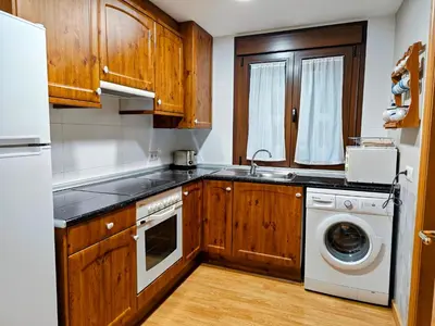 Una cocina o zona de cocina en Apart. Casa Juaneta Pirineo-Ordesa