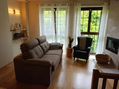 Zona de estar de Dúplex en Valencia d'Àneu (Baqueira Beret)