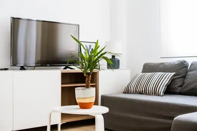 Una televisión o centro de entretenimiento en Casa San Miguel Terrace - Centro Zaragoza