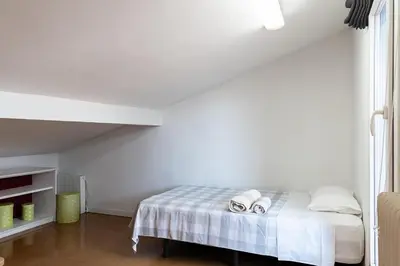 Cama o camas de una habitación en Coqueto apartamento 2 dormitorios