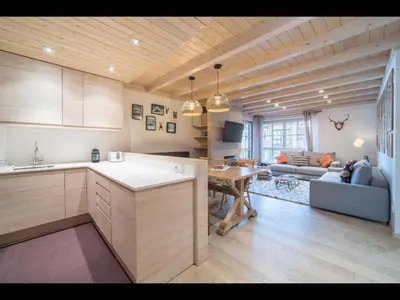 Una cocina o zona de cocina en DOSSAU de Alma de Nieve