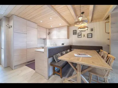 Una cocina o zona de cocina en DOSSAU de Alma de Nieve