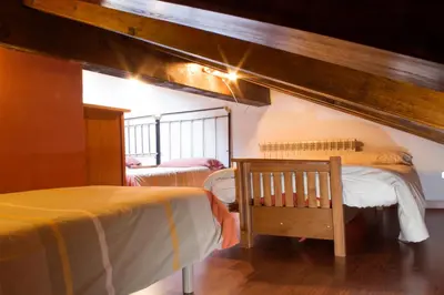Cama o camas de una habitación en La Caseta de Sastre