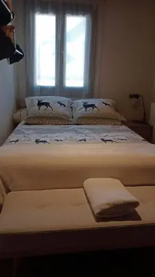 Cama o camas de una habitación en Torres de Vallibierna