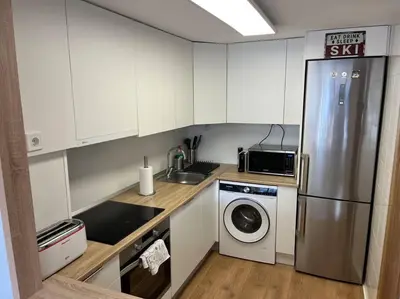 Una cocina o zona de cocina en Apartamento con vistas en Formigal