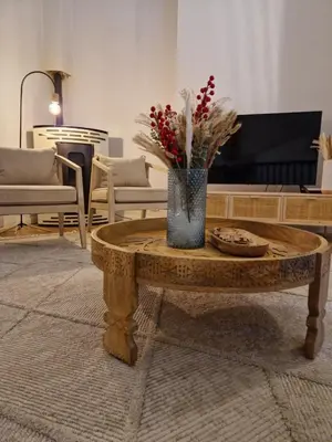 Zona de estar de Tuca - Cozy Duplex with Private Parking Betren - Vielha
