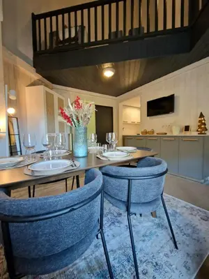 Zona de estar de Tuca - Cozy Duplex with Private Parking Betren - Vielha