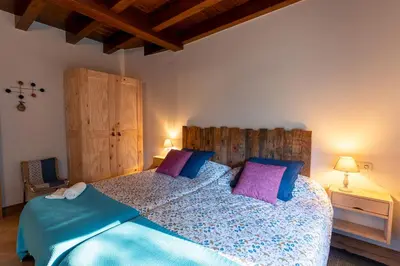 Cama o camas de una habitación en Arpetxea casa rural
