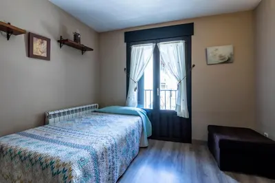 Cama o camas de una habitación en Santa Cruz