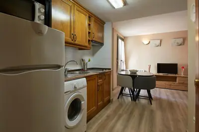 Una cocina o zona de cocina en Santa Cruz